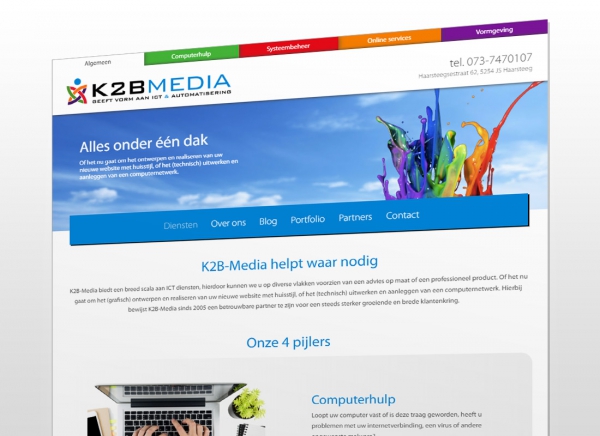 Website K2B-Media vernieuwd